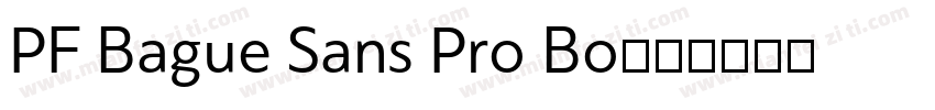 PF Bague Sans Pro Bo字体转换